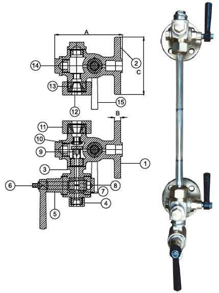 Bronze Gauge Glass Valves