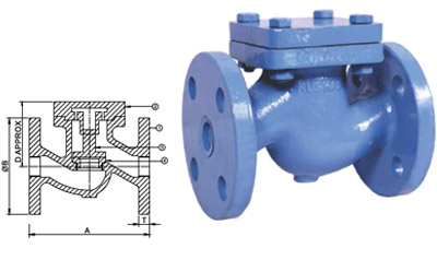 Cast Iron Stem Check Valve